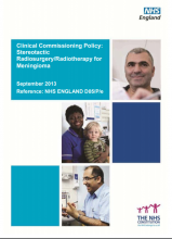 Clinical Commissioning Policy: Stereotactic Radiosurgery/Radiotherapy for Meningioma